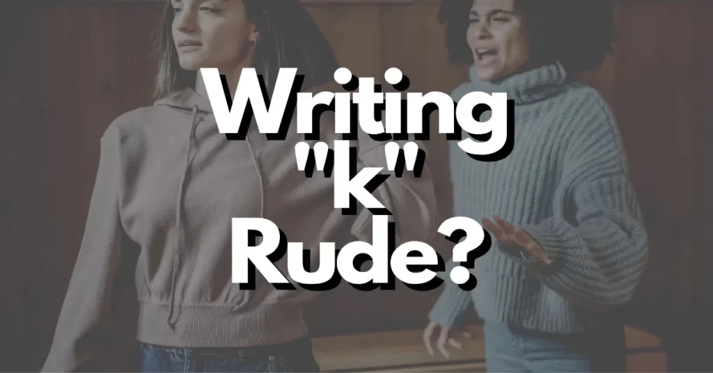 is writing k rude